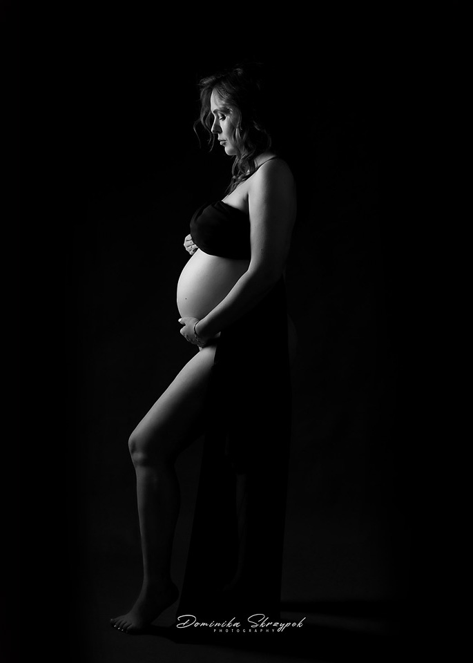 Sensualna sesja ciążowa warszawa, czarno biała sesja ciążowa