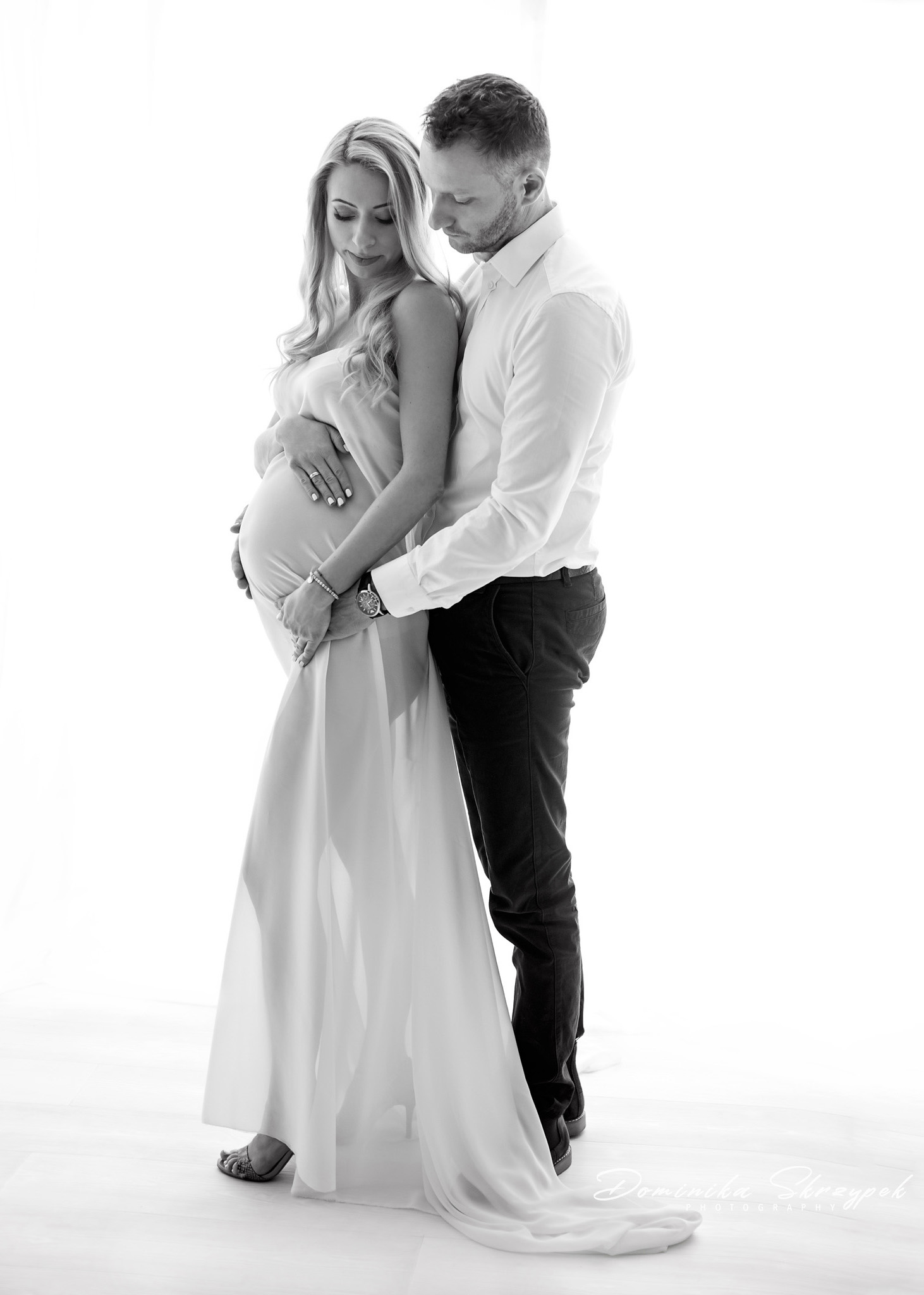 Sesja ciążowa z partnerem warszawa, fotografia ciążowa z mężem
