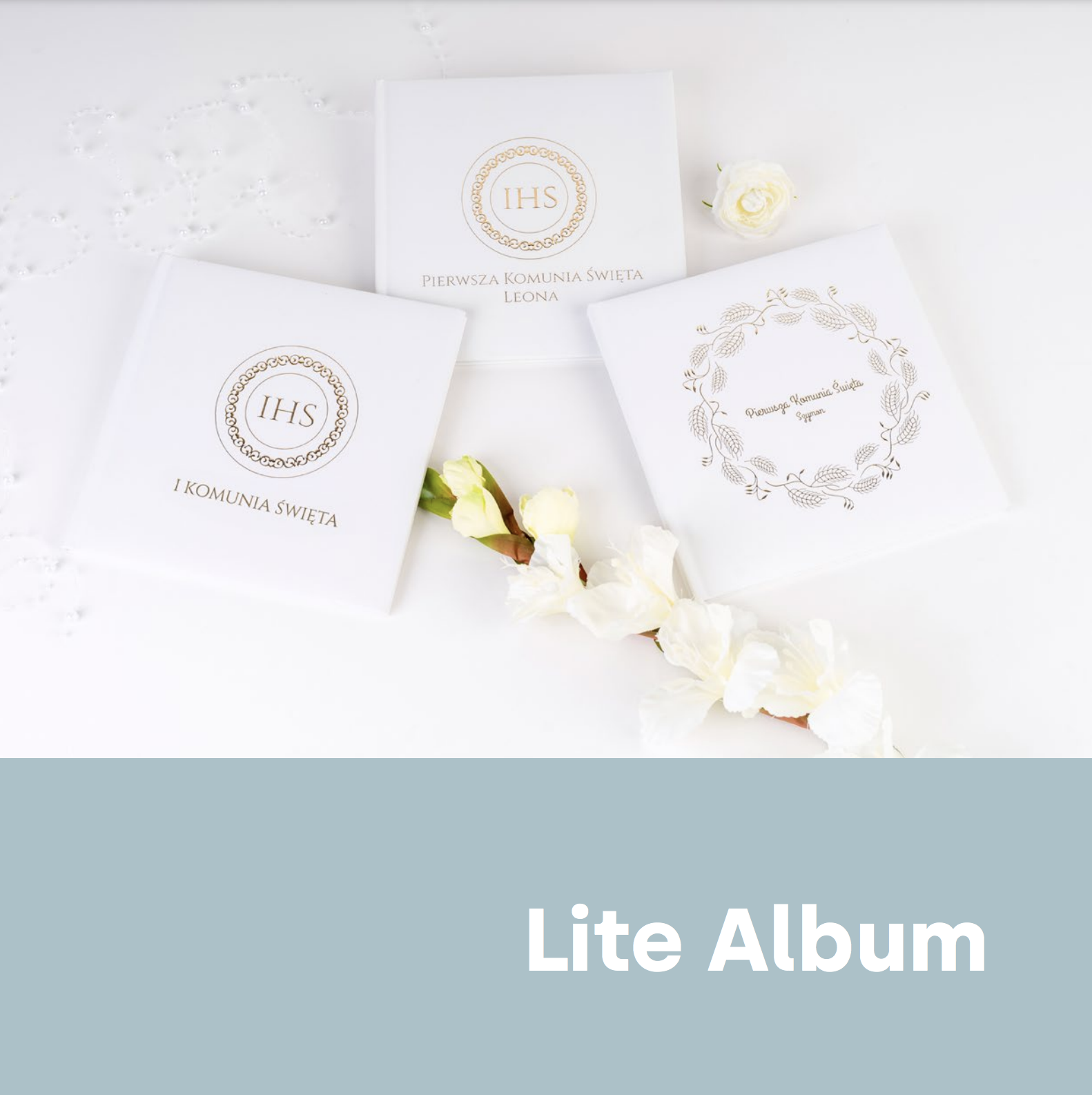 Album Lite prezent komunijny prezent na komunie album ze zdjęciami