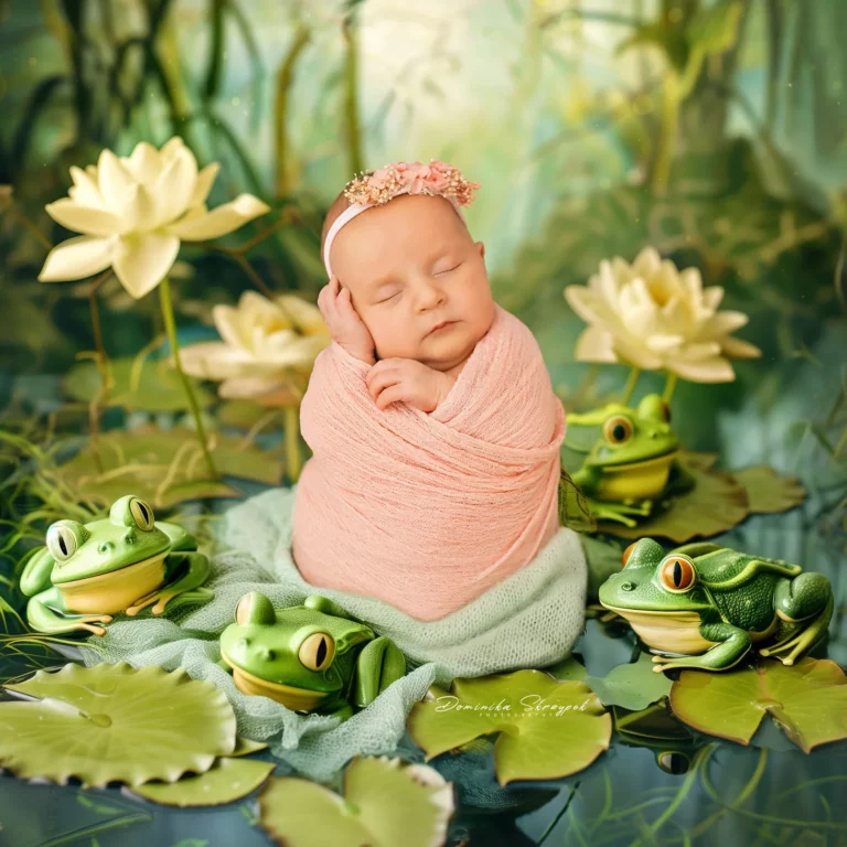 Creative newborn session in Warsaw – photography by Dominika, shot 17.