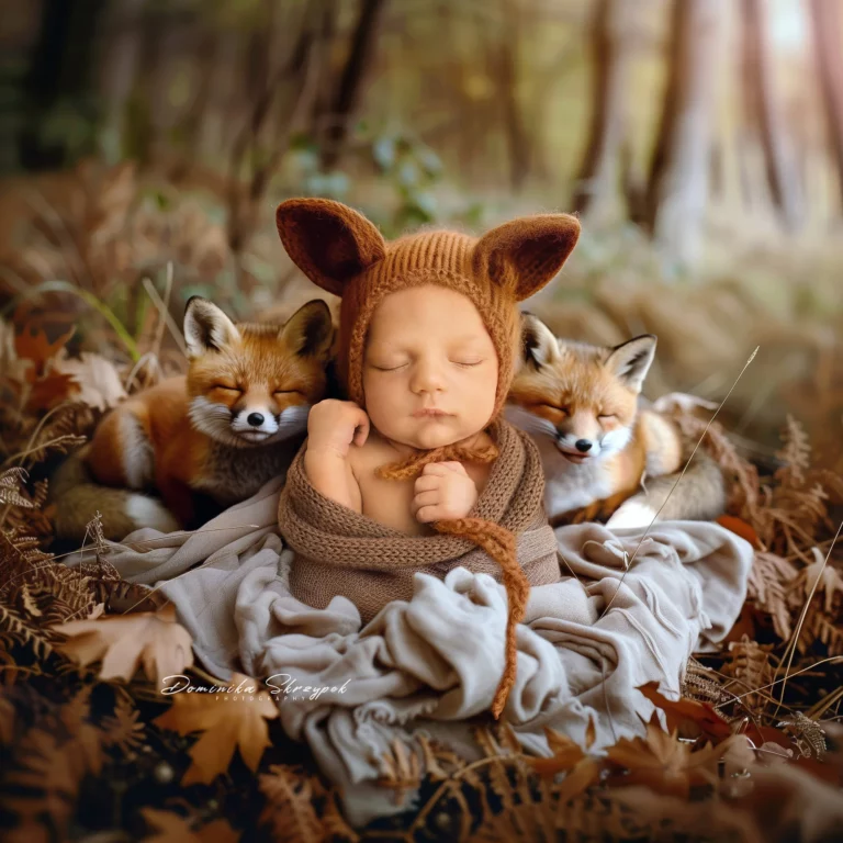 Creative newborn session in Warsaw – photography by Dominika, shot 42.