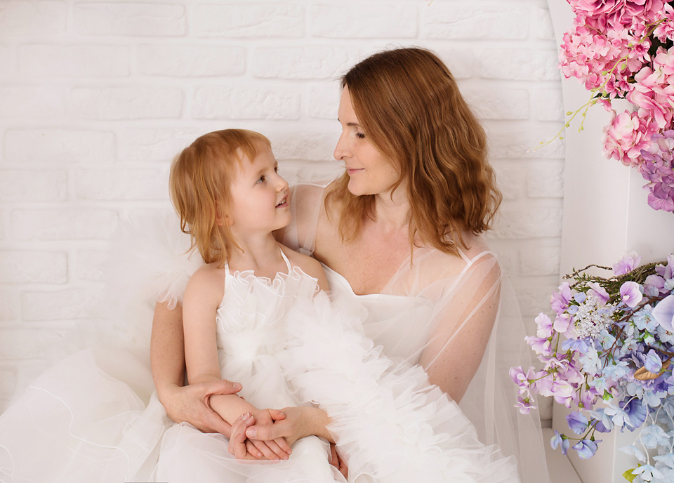 mother and daughter session warsaw