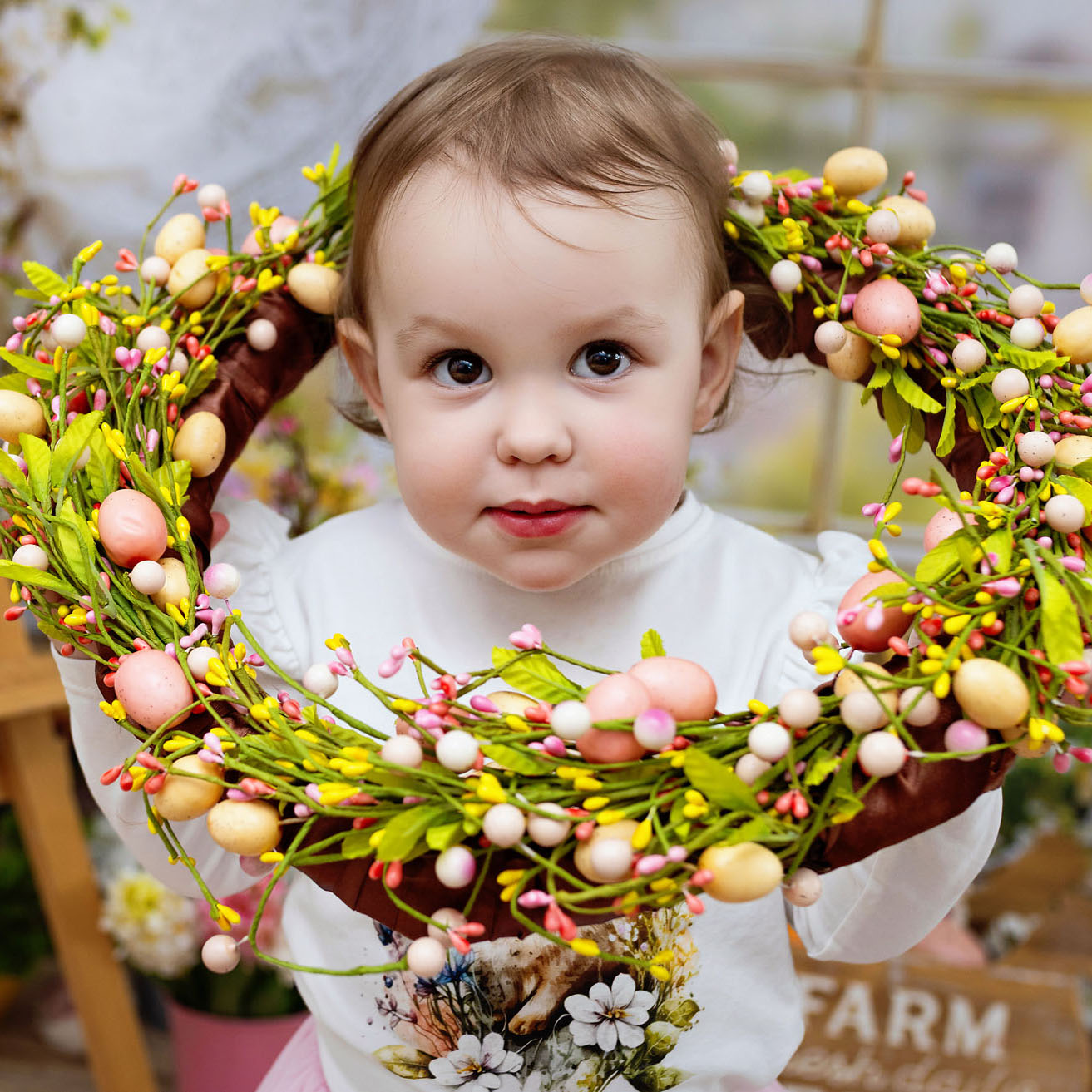easter preschool photo session warsaw