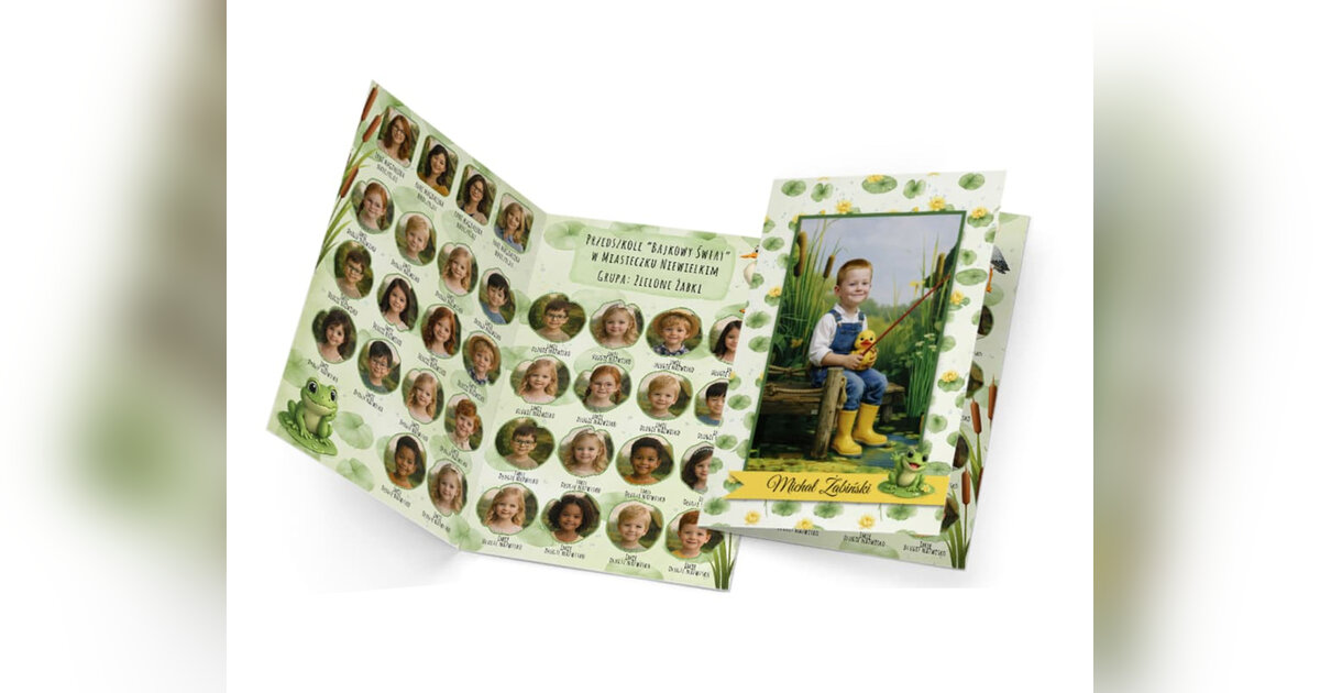 End-of-year preschool session —&nbsp;class photo boards (tablo) and school ID photos