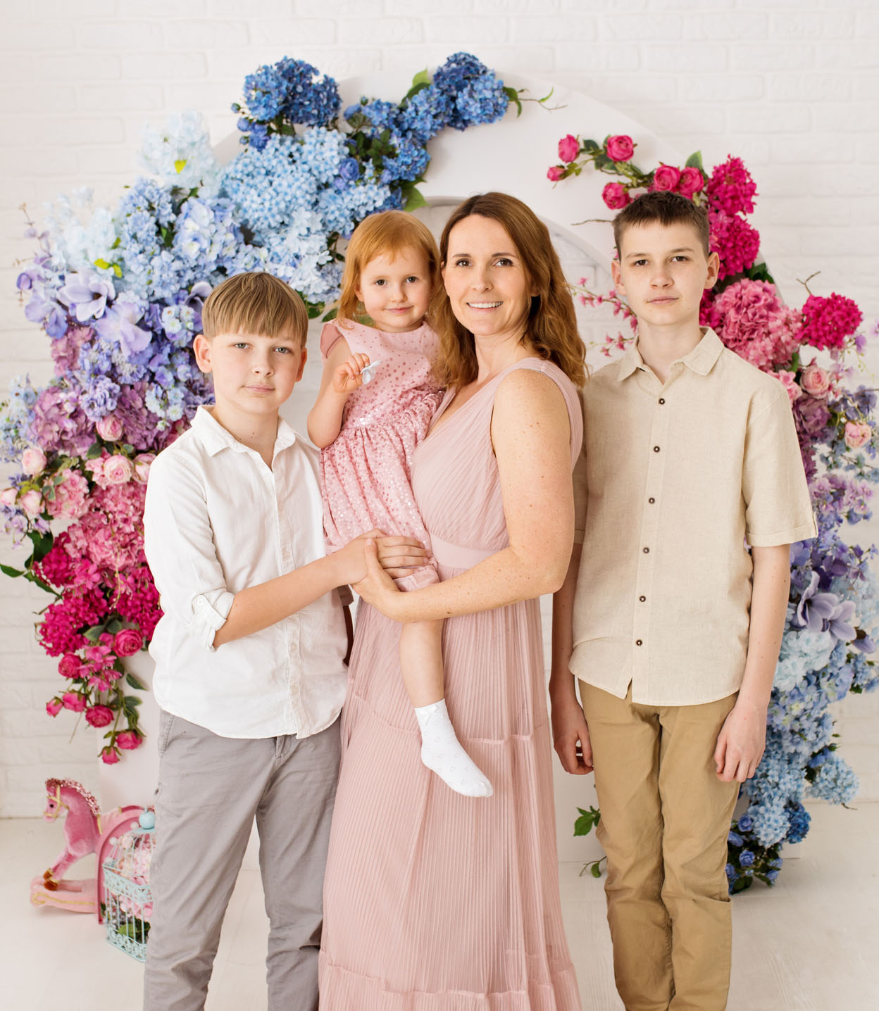 mother and children session
