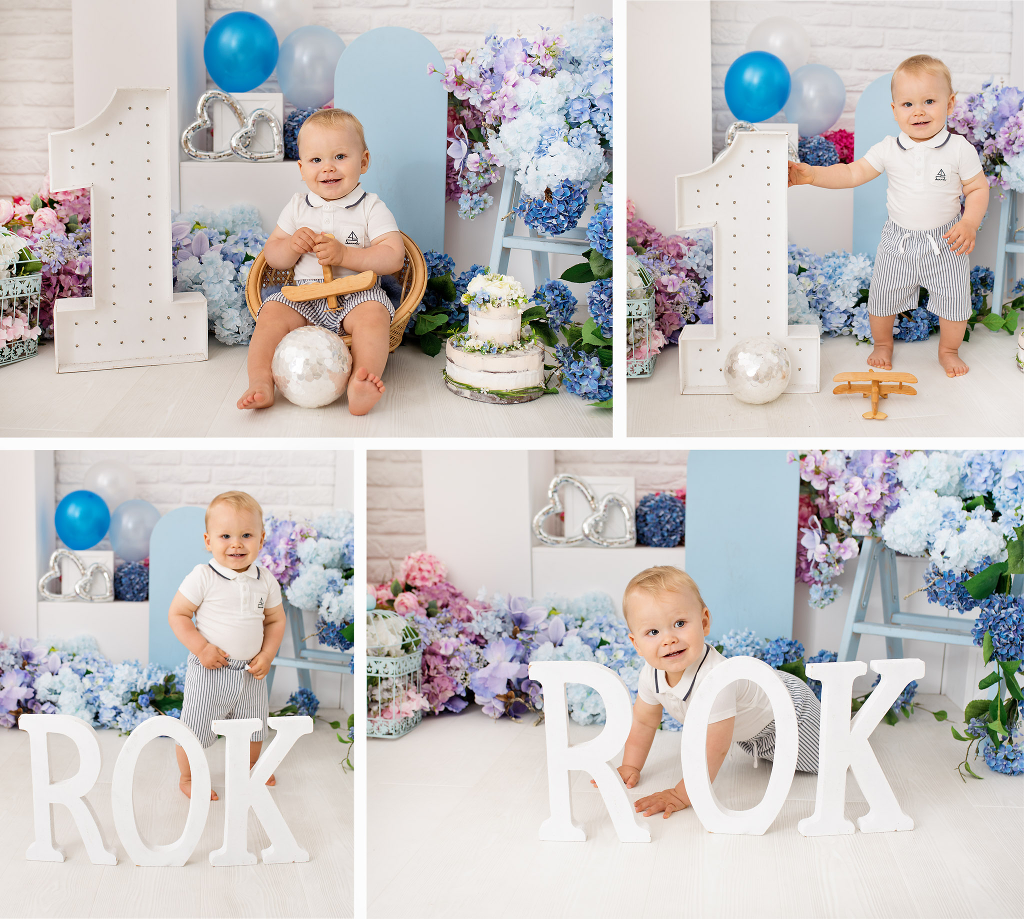 boy’s first birthday session Warsaw