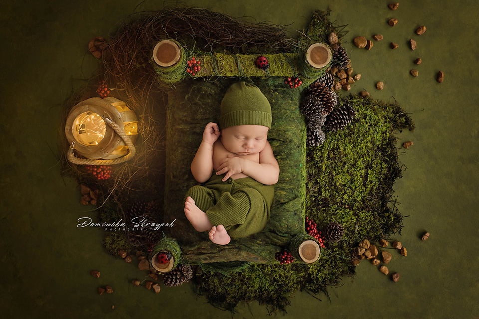 sleepyhead newborn session warsaw