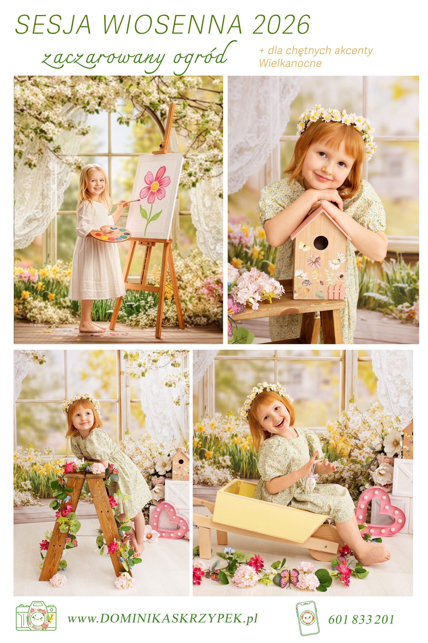 seasonal spring children’s session Warsaw
